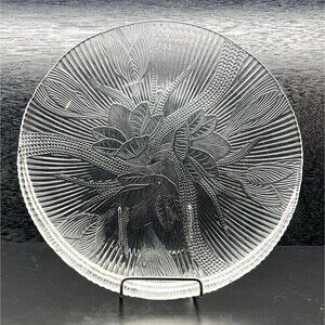 Arcoroc Canterbury Crocus Clear Glass 8” Dinner Plate